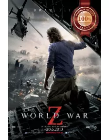 WORLD WAR Z 2013 BRAD PITT TEASER ORIGINAL MOVIE CINEMA PRINT PREMIUM POSTER