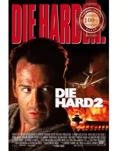 DIE HARD 2 1990 90s DIE HARDER ORIGINAL CINEMA MOVIE FILM PRINT PREMIUM POSTER