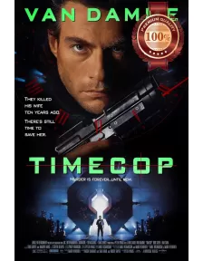 TIMECOP TIME COP VAN DAMME 1994 90s FILM MOVIE ORIGINAL PRINT PREMIUM POSTER