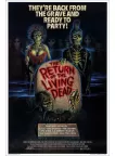 RETURN OF THE LIVING DEAD 1985 80s ORIGINAL CINEMA MOVIE PRINT PREMIUM POSTER RETURN OF THE LIVING DEAD 1985 80s ORIGINAL CINEMA MOVIE PRINT PREMIUM POSTER