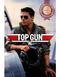 TOP GUN TOM CRUISE SOLO PIC 1986 80s ORIGINAL MOVIE CINEMA PRINT PREMIUM POSTER