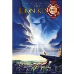 THE LION KING BLUE 1994 90s CARTOON ORIGINAL CINEMA MOVIE PRINT PREMIUM POSTER