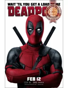 DEADPOOL 2016 TEASER OFFICIAL ORIGINAL CINEMA MOVIE PRINT PREMIUM POSTER