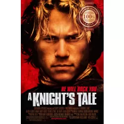 A KNIGHTS TALE 2001 HEATH LEDGER ORIGINAL MOVIE CINEMA PRINT PREMIUM POSTER