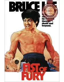 FIST OF FURY BRUCE LEE 1972 70s ORIGINAL CINEMA FILM MOVIE PRINT PREMIUM POSTER