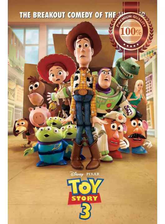 TOY STORY 3 THREE III PIXAR CARTOON KIDS MOVIE PHOTO PRINT - PREMIUM POSTER TOY STORY 3 THREE III PIXAR CARTOON KIDS MOVIE PHOTO PRINT - PREMIUM POSTER