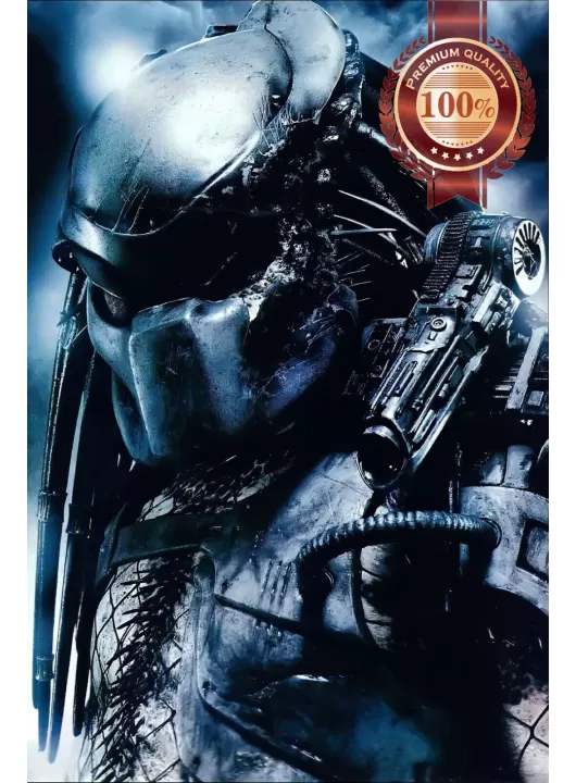 THE PREDATOR HELMET ARTWORK ART ORIGINAL CINEMA MOVIE PRINT PREMIUM POSTER THE PREDATOR HELMET ARTWORK ART ORIGINAL CINEMA MOVIE PRINT PREMIUM POSTER