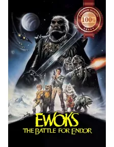 EWOKS THE BATTLE FOR ENDOR STAR WARS ORIGINAL MOVIE CINEMA PRINT PREMIUM POSTER