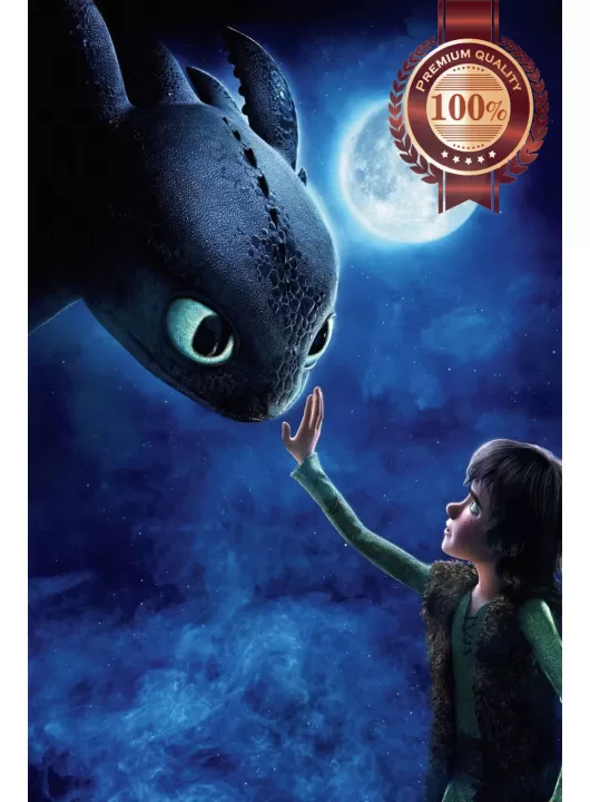 HOW TO TRAIN YOUR DRAGON HICCUP TOOTHLESS MOON WALL ART PRINT PREMIUM POSTER HOW TO TRAIN YOUR DRAGON HICCUP TOOTHLESS MOON WALL ART PRINT PREMIUM POSTER