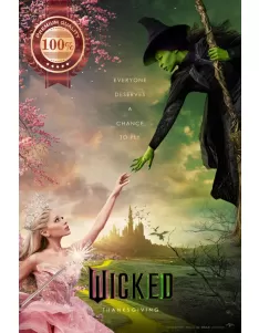 WICKED 2024 TEASER ORIGINAL MOVIE FILM CINEMA PRINT PREMIUM POSTER
