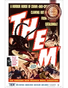 THEM! THEM 1954 50s OFFICIAL ORIGINAL CINEMA FILM MOVIE PRINT PREMIUM POSTER