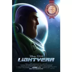 LIGHTYEAR 2022 DISNEY ORIGINAL OFFICIAL CINEMA MOVIE FILM PRINT PREMIUM POSTER