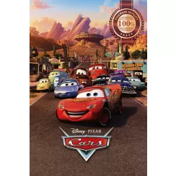 CARS 1 DISNEY 2006 3D V2 OFFICIAL ORIGINAL CINEMA MOVIE PRINT PREMIUM POSTER
