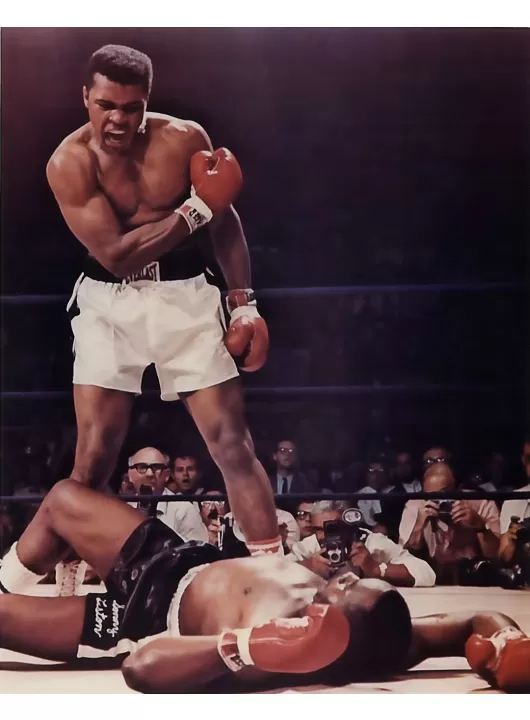 NEW MUHAMMAD ALI VS SONNY LISTON KNOCKOUT BOXING SPORT WALL PHOTO PRINT POSTER NEW MUHAMMAD ALI VS SONNY LISTON KNOCKOUT BOXING SPORT WALL PHOTO PRINT POSTER