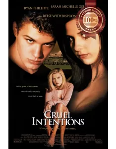 CRUEL INTENTIONS 1999 90s ORIGINAL CINEMA MOVIE PRINT PREMIUM POSTER
