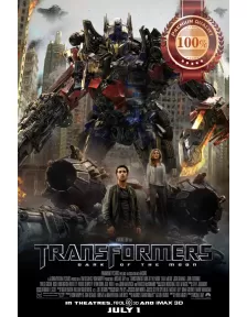 TRANSFORMERS DARK OF THE MOON 2011 OFFICIAL MOVIE CINEMA PRINT PREMIUM POSTER